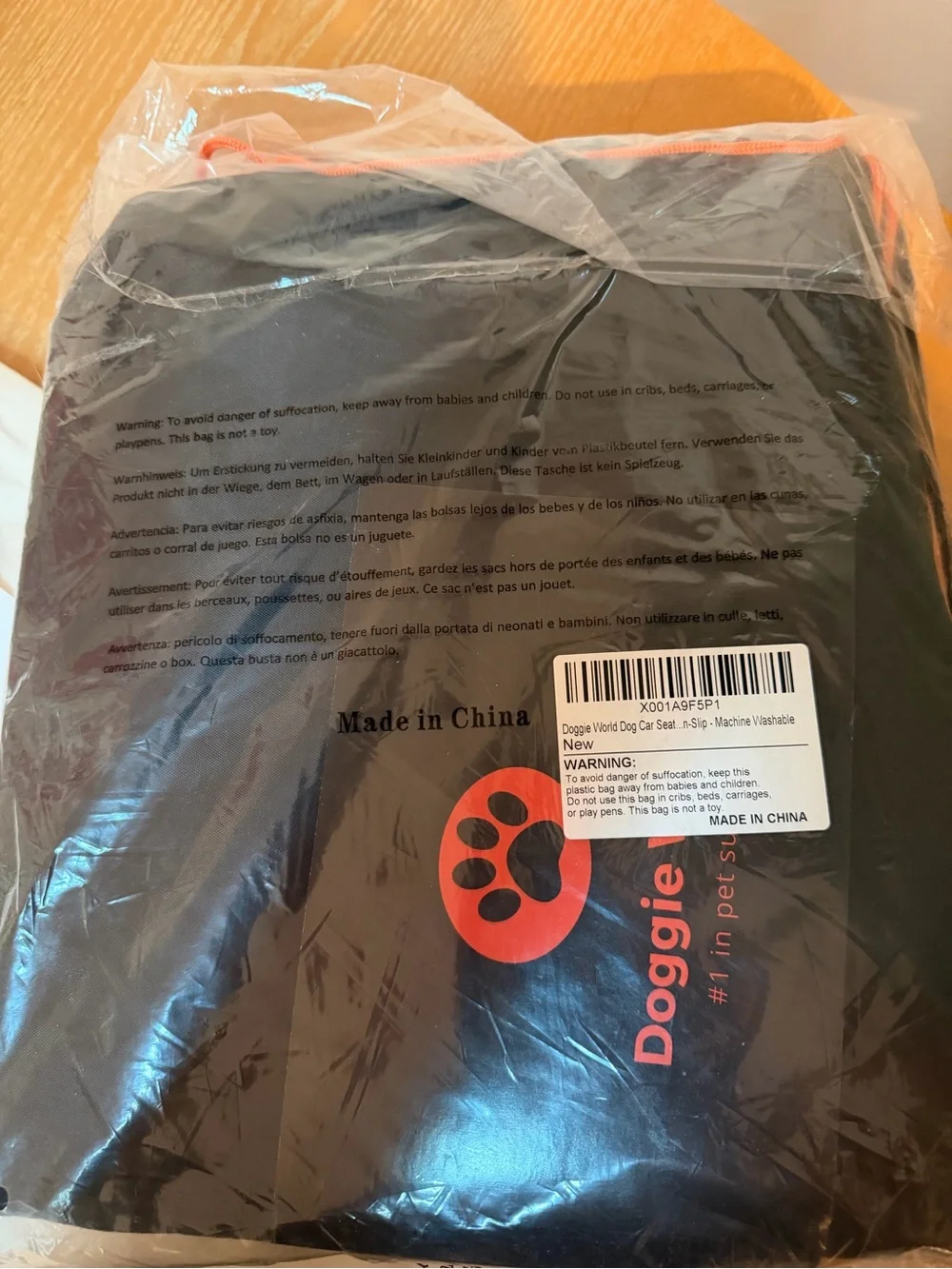 Doggie World Dog Car Seat Cover
